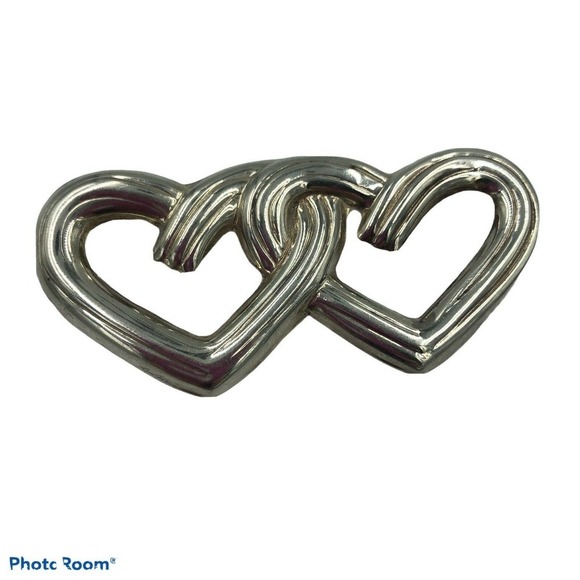 Taxco Jewelry - Sterling Silver MEXICO TAXCO Hearts Brooch